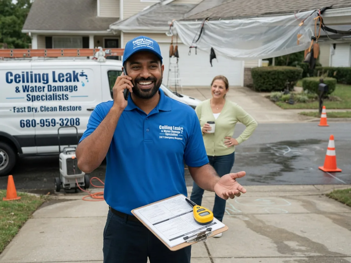 Ceiling Leak Cleanup Ray, ND FAQs